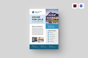 Real Estate Flyer, a Flyer Template by Leaflove