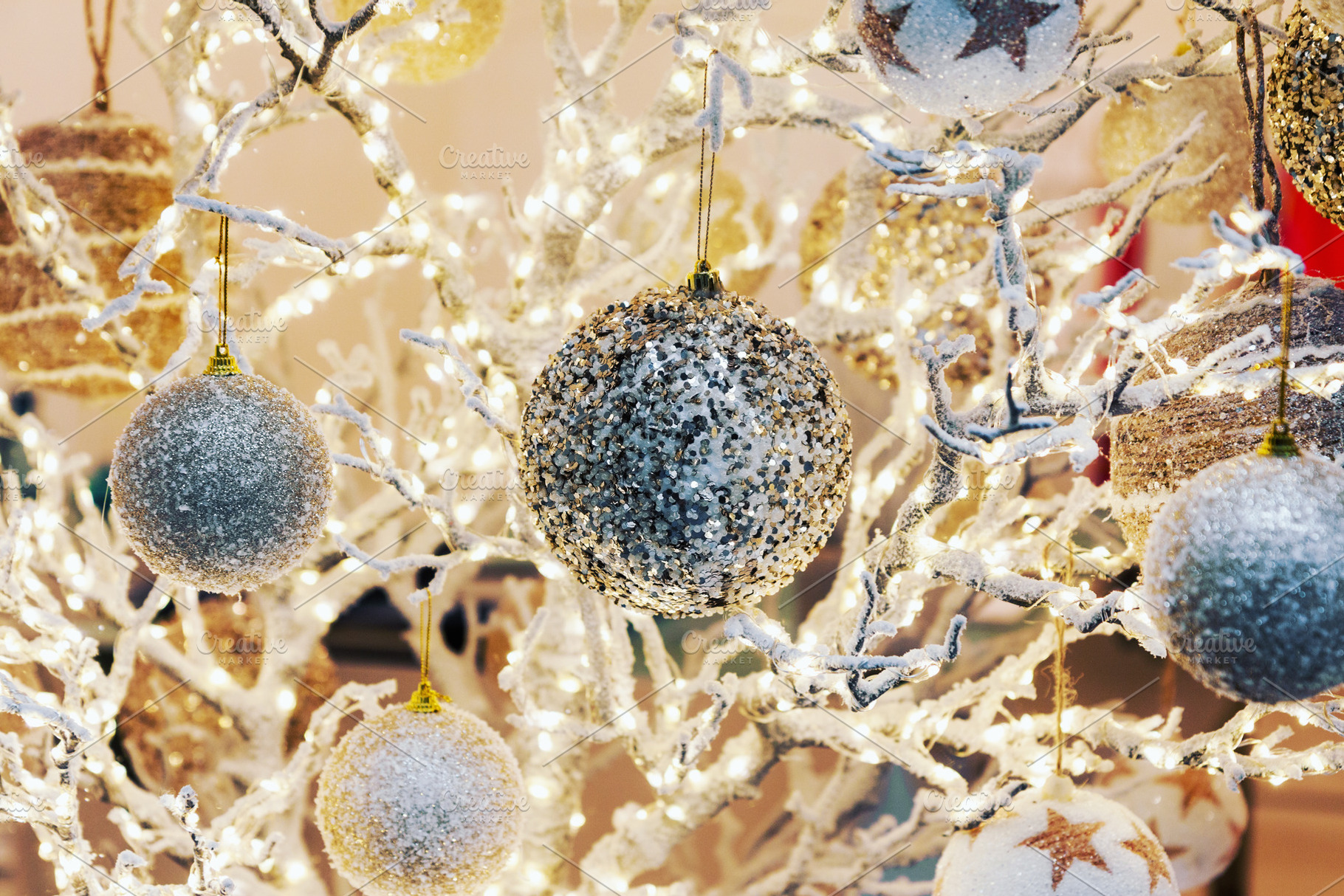 Glittering Christmas background, a Holiday Photo by BOOCYS