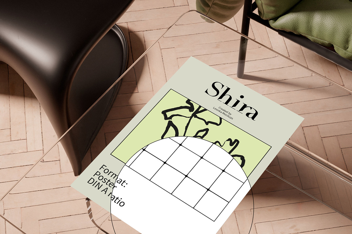 Art Mockup Set SHIRA, a Household Mockup by Bonumo (Photo 12 of 13)