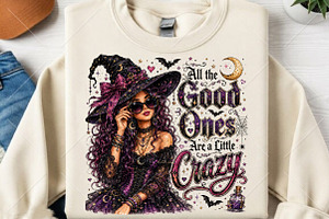 Sassy Witch Girl Halloween PNG, a Seasonal Illustration by Canvas Craft