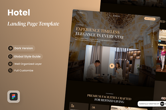 Aurelia - Hotel Landing Pages preview 5
