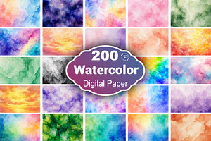 Watercolor Texture Digital Paper
