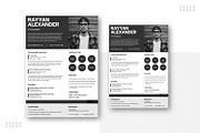 Cv Resume Template, a Resume Template by Portocraft (Thumbnail 2 of 2)