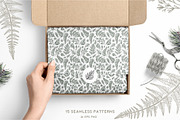Fern & Abstract pattern collection, a Pattern Graphic by Cozy pattern shop (Thumbnail 4 of 9)