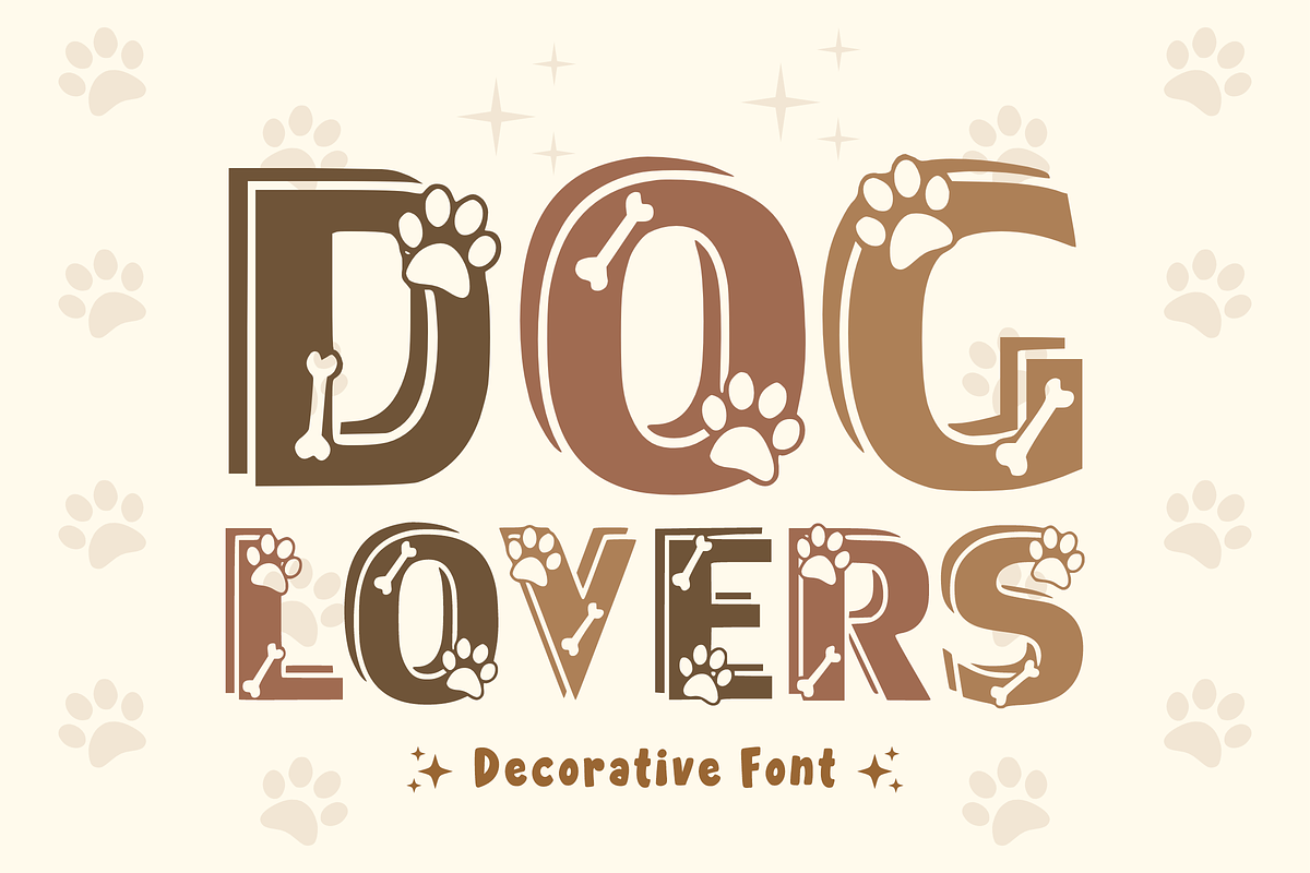 Doggy - Cartoon Font Type, a Font by KiddoGlyphs Studio (Photo 2 of 3)