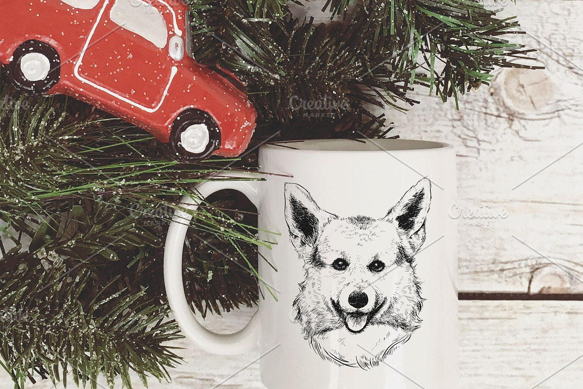 12 DOGS. Christmas Collection, an Illustration by OlgaAlekseenko (Photo 7 of 8)