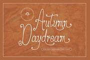 Autumn Daydream Vintage Handwritten, a Handwritten Font by Bluestype Studio (Thumbnail 1 of 6)