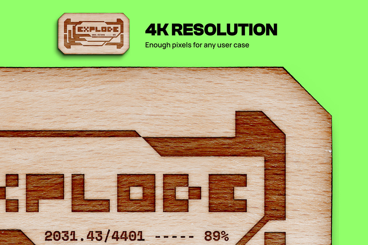 Wooden Badge Generator, a Product Mockup by BULBFISH (Photo 6 of 10)