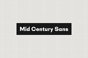 Mid Century Sans, a Sans Serif Font by Dharma Type (Thumbnail 1 of 12)