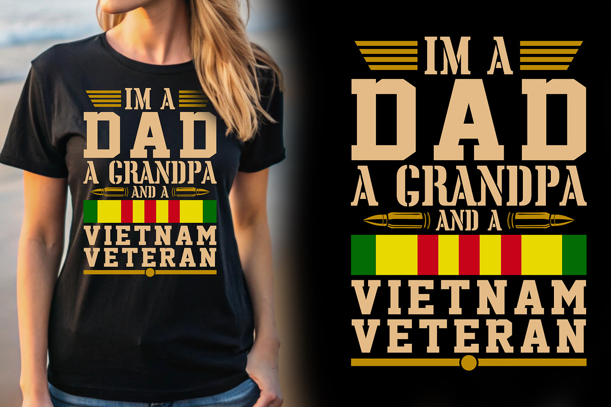 Veteran T-shirt Design, a Graphic by Crafts Bundle (Photo 2 of 2)