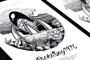 Hand Drawn Rocket Flyer, a Flyer Template by ashenterprise (Thumbnail 3 of 5)