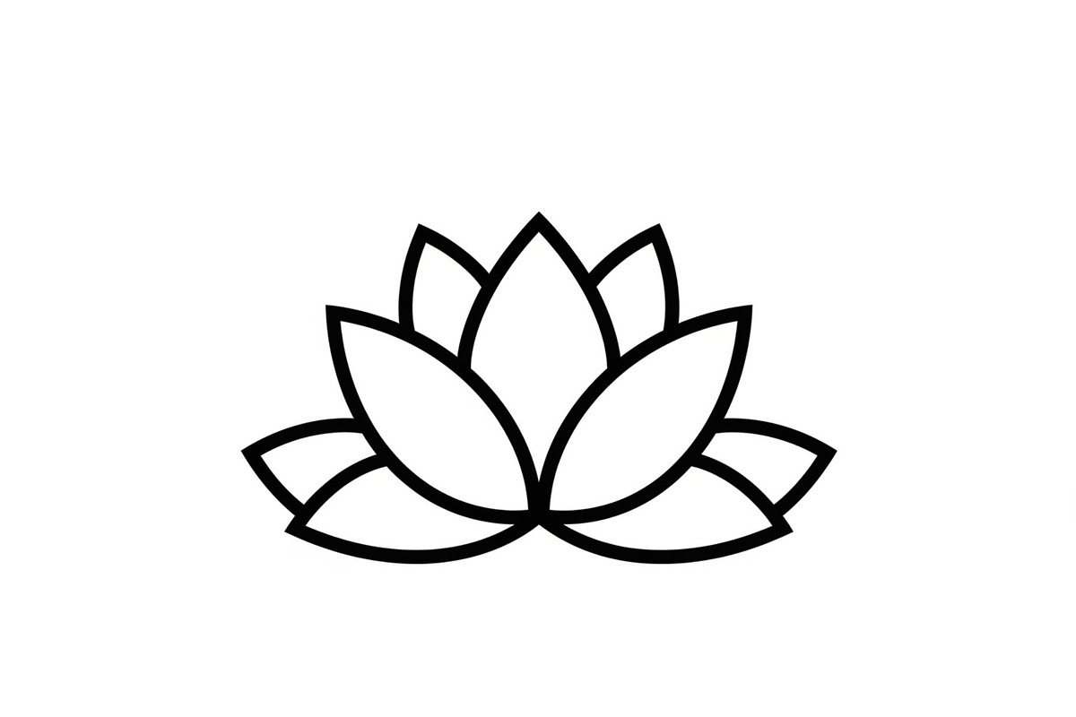 Lotus Flower Vector Icon Bundle, an Illustration by yasushie (Photo 10 of 51)