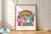 First Day Of School Png, a Seasonal Illustration by Daily.Designs (Thumbnail 5 of 5)