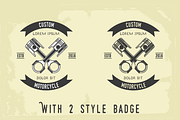 Vintage Motorcycle Badge Vol. 01, a Branding & Logo Template by Dikas Studio (Thumbnail 2 of 5)