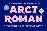 Arct | Bold Modern Victorian, a Serif Font by Artifact Bazaar (Thumbnail 1 of 8)