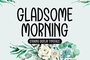 Gladsome Morning Typeface, a Font by Seemly Fonts (Thumbnail 1 of 5)