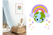 Cute Earth Day Clipart Set: Kawaii, an Object Illustration by the_myro (Thumbnail 7 of 9)