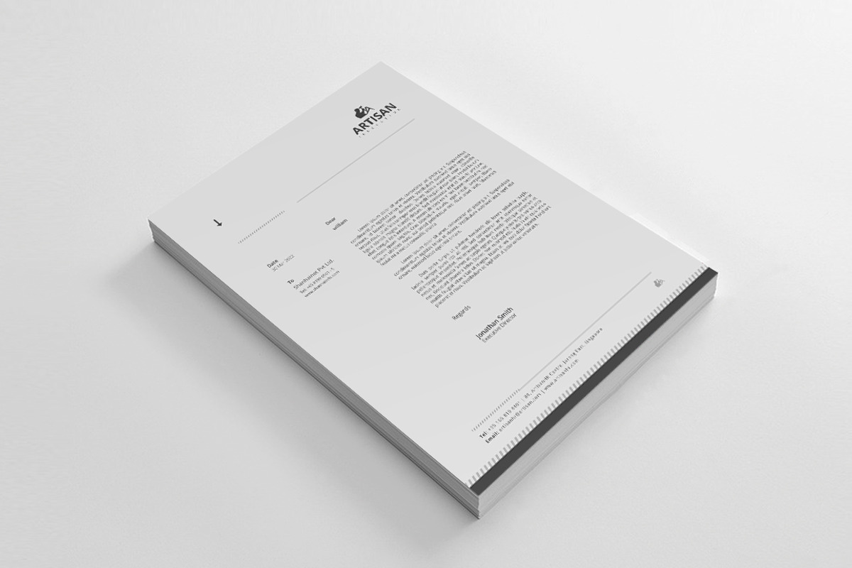 Corporate Identity, a Stationery Template by artisanHR (Photo 7 of 8)