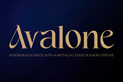 Avalone - Luxury Fantasy Typeface, a Serif Font by OWPictures (Thumbnail 1 of 10)