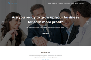 Corporate Business Website Theme