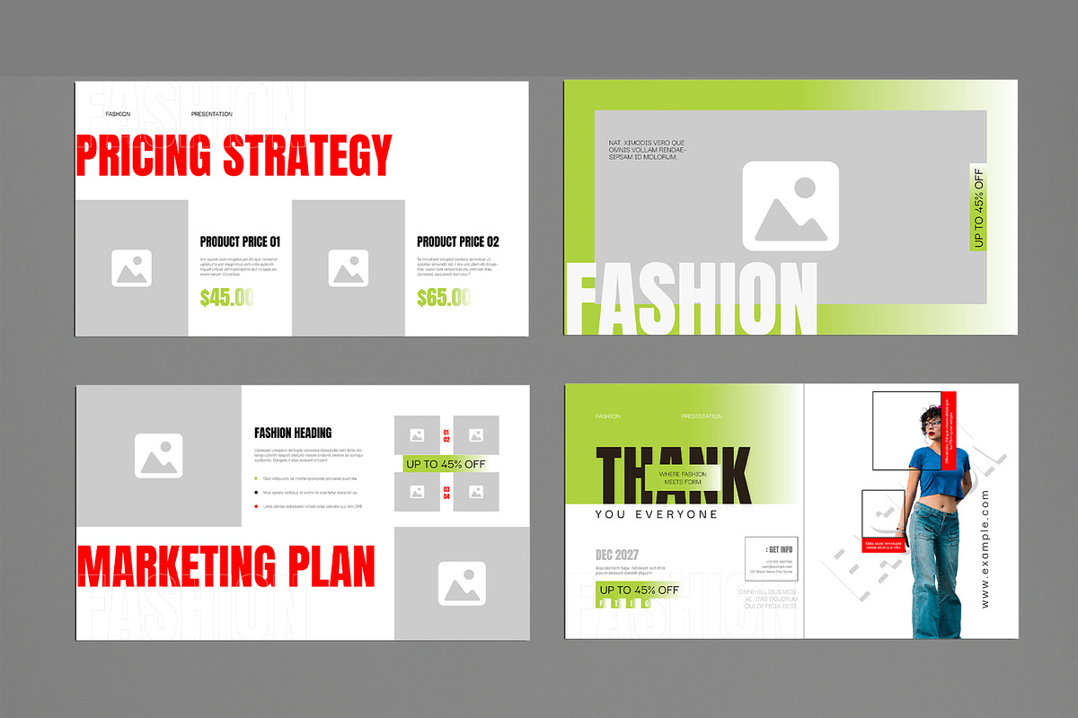 Fashion Presentation Template, a Presentation Template by MightyDesign (Photo 5 of 8)
