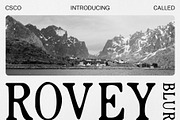 Rovey Blur, a Serif Font by Craft Supply Co. (Thumbnail 1 of 8)