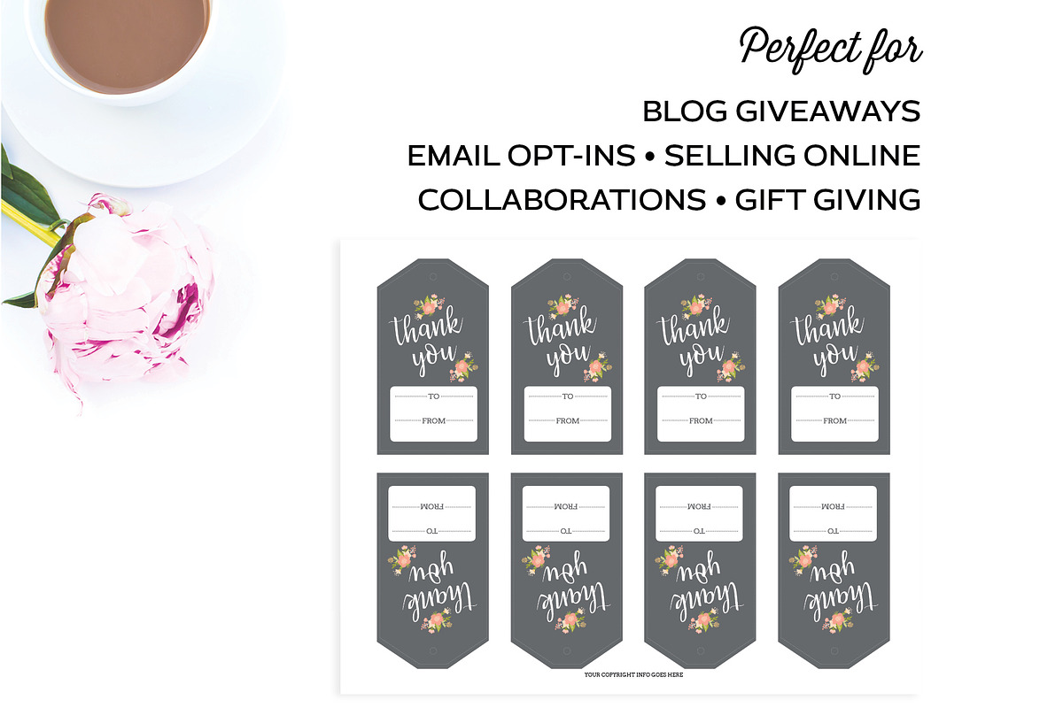 Gift Tag Templates for Illustrator | Creative Market