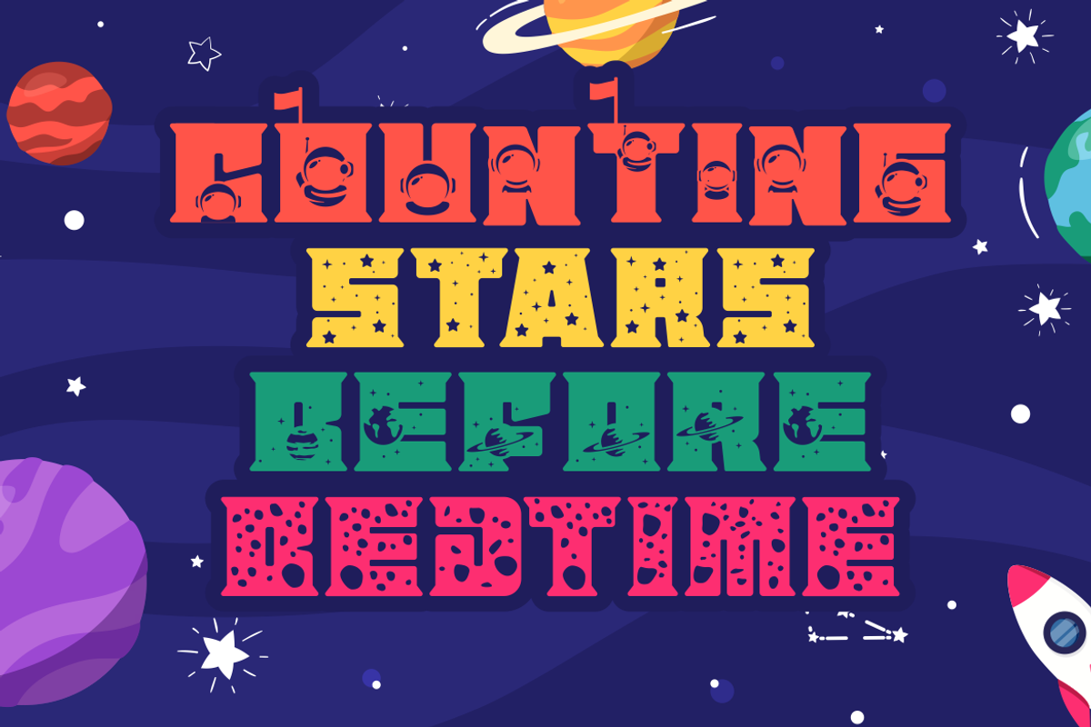 Astral Zenith - Star Space Font, a Font by PutraCetol Studio (Photo 2 of 11)