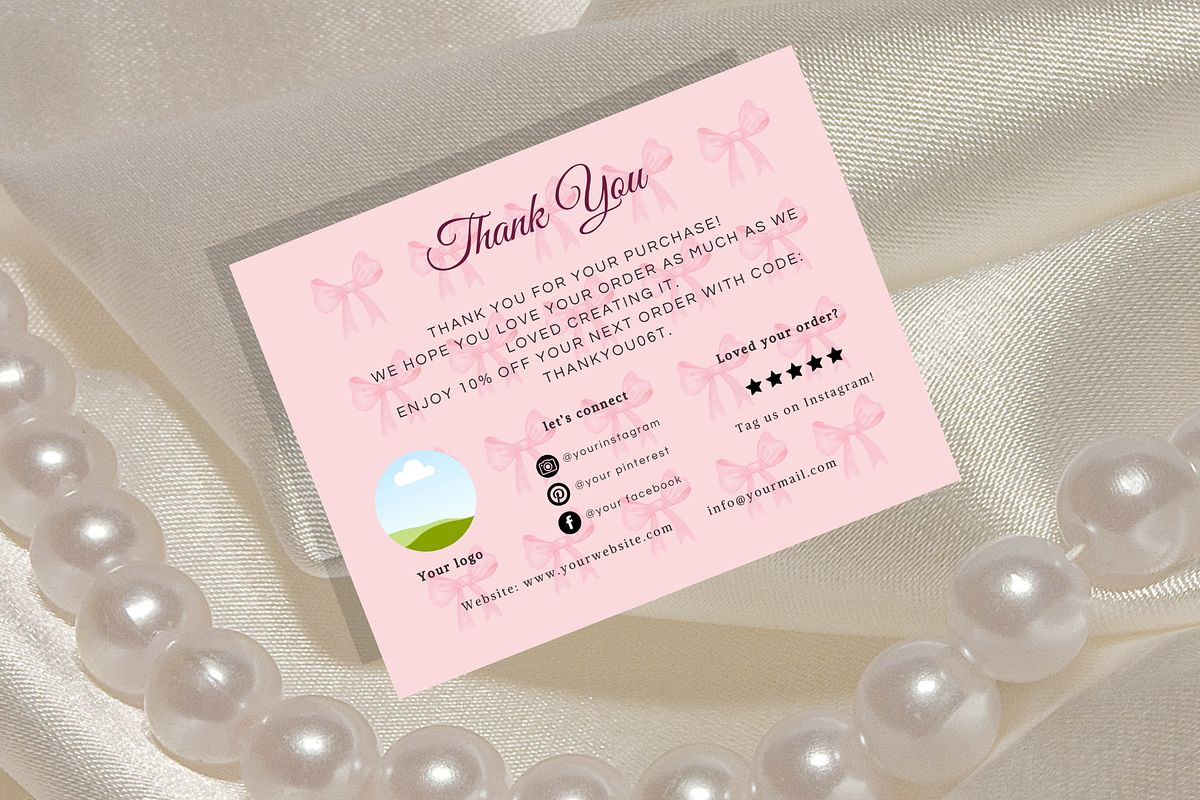 Business Thank You Card, a Templates & Theme by Lindy Bloom (Photo 2 of 3)