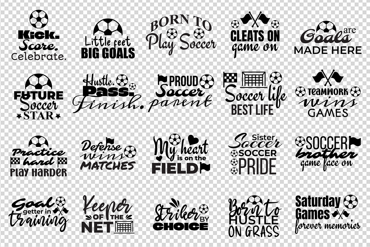 Soccer SVG Bundle, a Graphic by M9 Design (Photo 2 of 13)