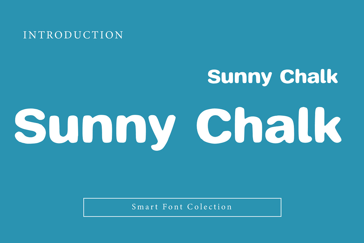 Sunny Chalk, a Sans Serif Font by Wow Magic (Photo 3 of 3)