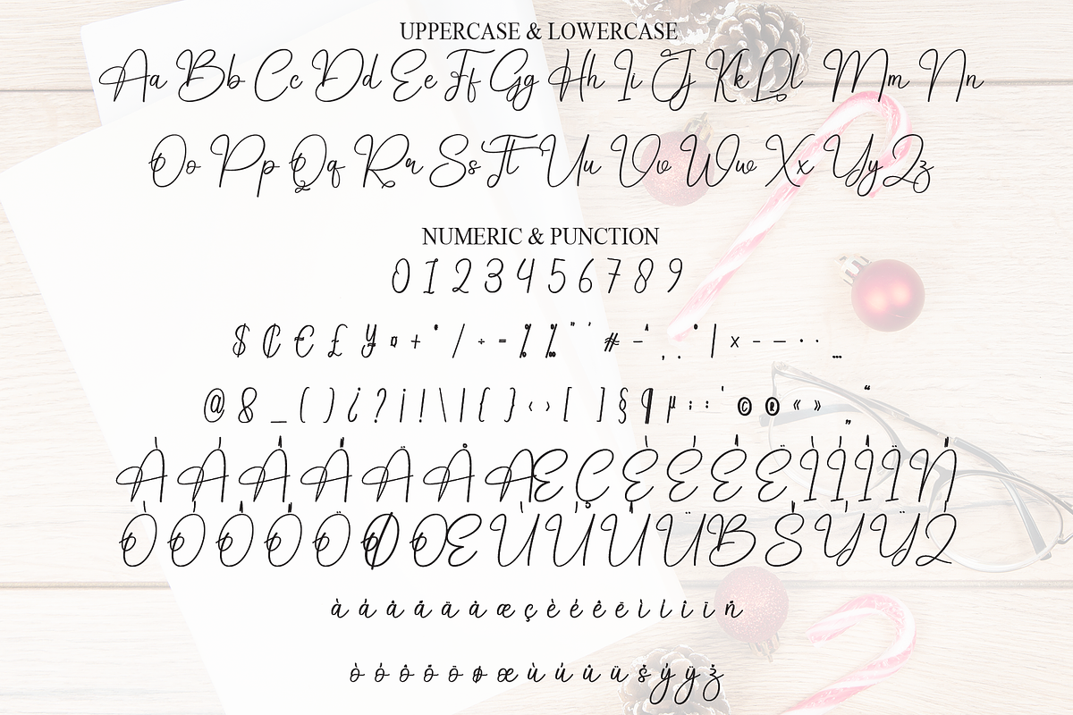 Book Christmas | Script Font, a Handwritten Font by Scratchones (Photo 7 of 9)