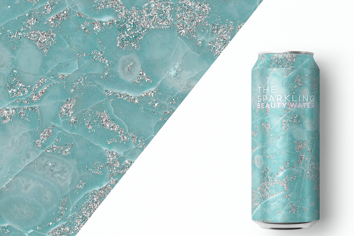 Glamorous Glitter x Marble Textures, a Texture Graphic by U + Me Studio (Photo 6 of 7)