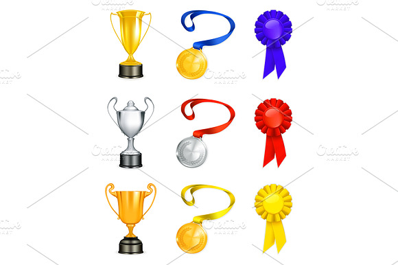 Trophies Vector Icons