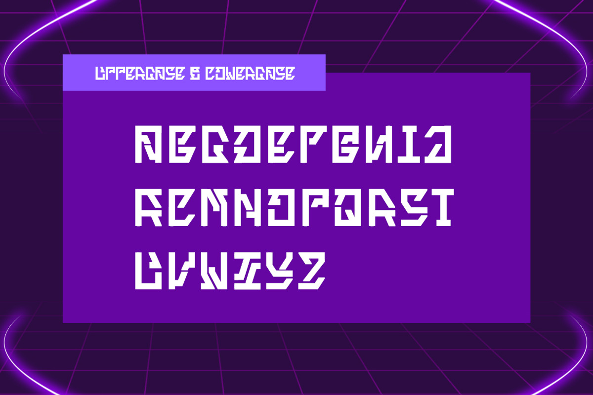 Metaporze - Futuristic Font, a Sans Serif Font by Dhabee (Photo 2 of 9)