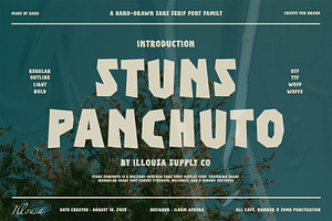Stuns Panchuto | Display Font