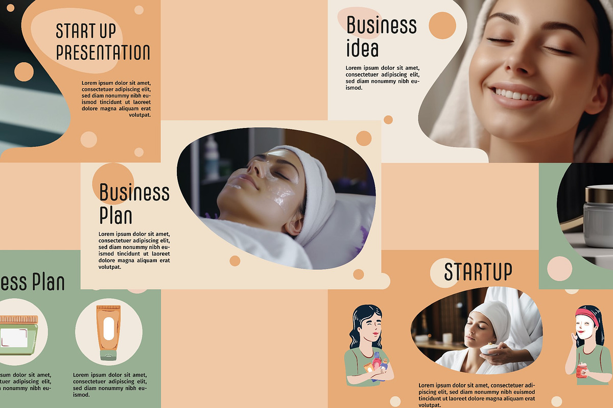 Beauty Health Business Presentation, a Templates & Theme by studiogstock (Photo 1 of 7)