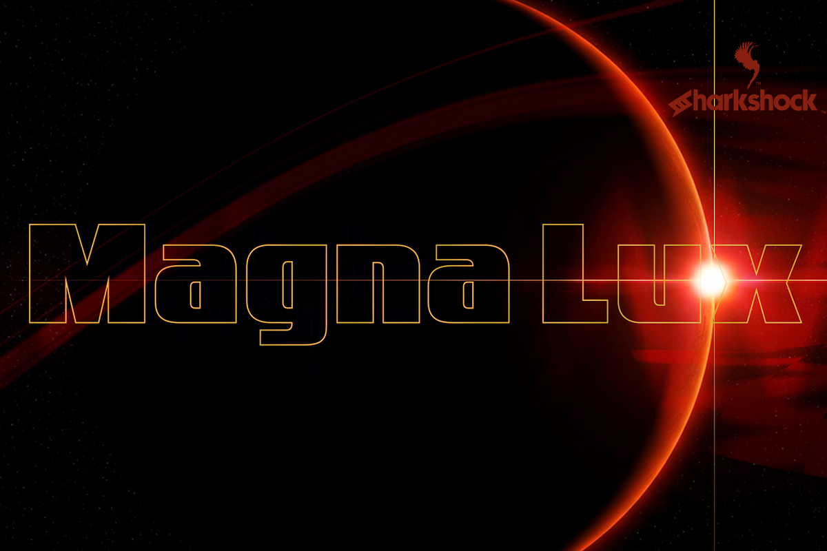 Magna Lux, a Sans Serif Font by Sharkshock (Photo 1 of 10)