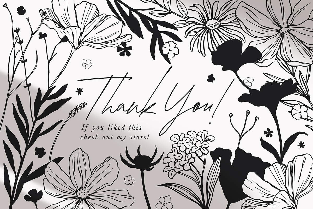 Monochrome Magic 4 in 1 Bundle, a Decorative Illustration by rouxsupplyco (Photo 27 of 27)