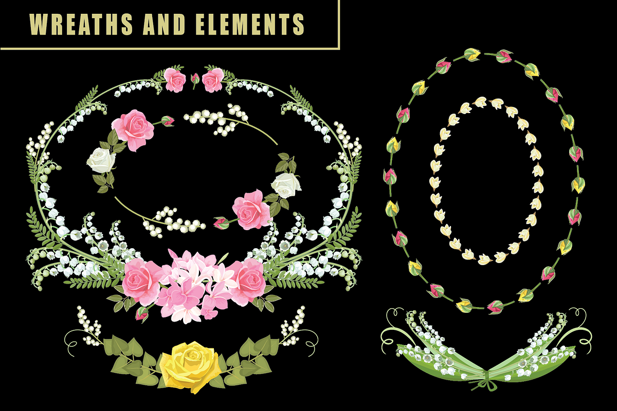 53 Floral brushes for Illustrator preview 5