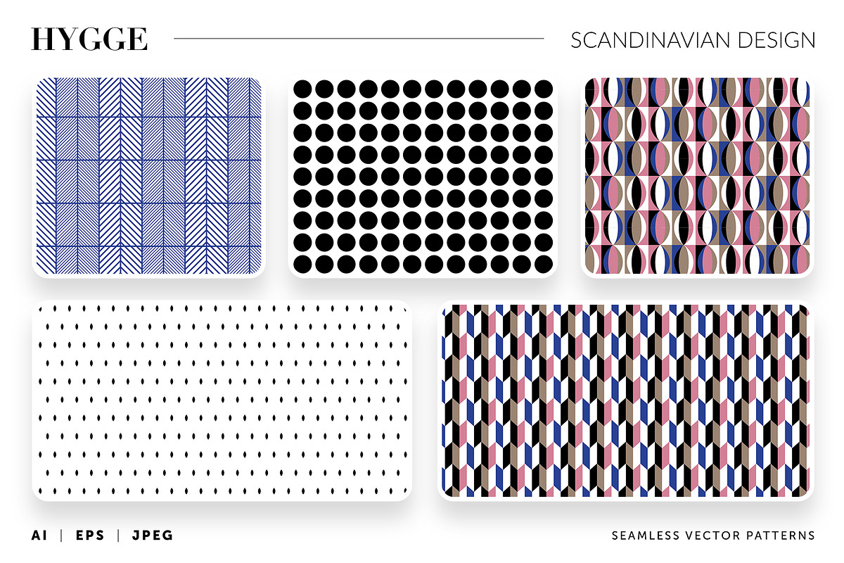 HYGGE — Scandinavian vector patters, a Pattern Graphic by Designnina Shop (Photo 6 of 14)