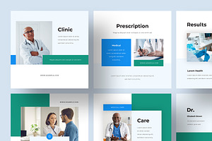 Medical Clinic Instagram Templates, a Social Media Template by Filip Studio