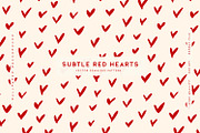 Subtle Red Hearts, a Texture Graphic by MalyskaStudio (Thumbnail 1 of 6)