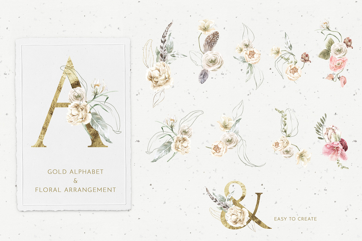 -20% Bloom Floral Watercolor Bundle, an Object Graphic by Cat In Colour (Photo 13 of 14)