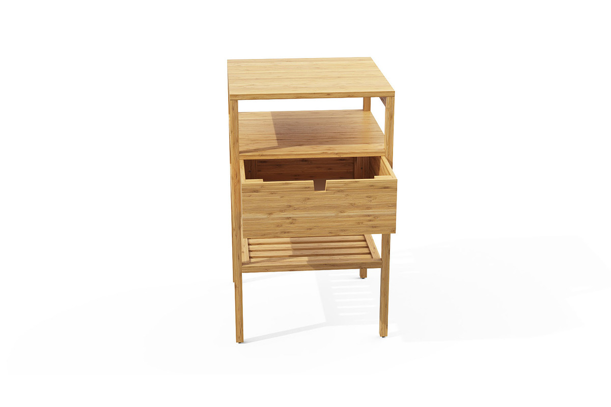 Bedside Table - IKEA NORDKISA, a Furniture 3D Model by 3DCargo (Photo 9 of 26)