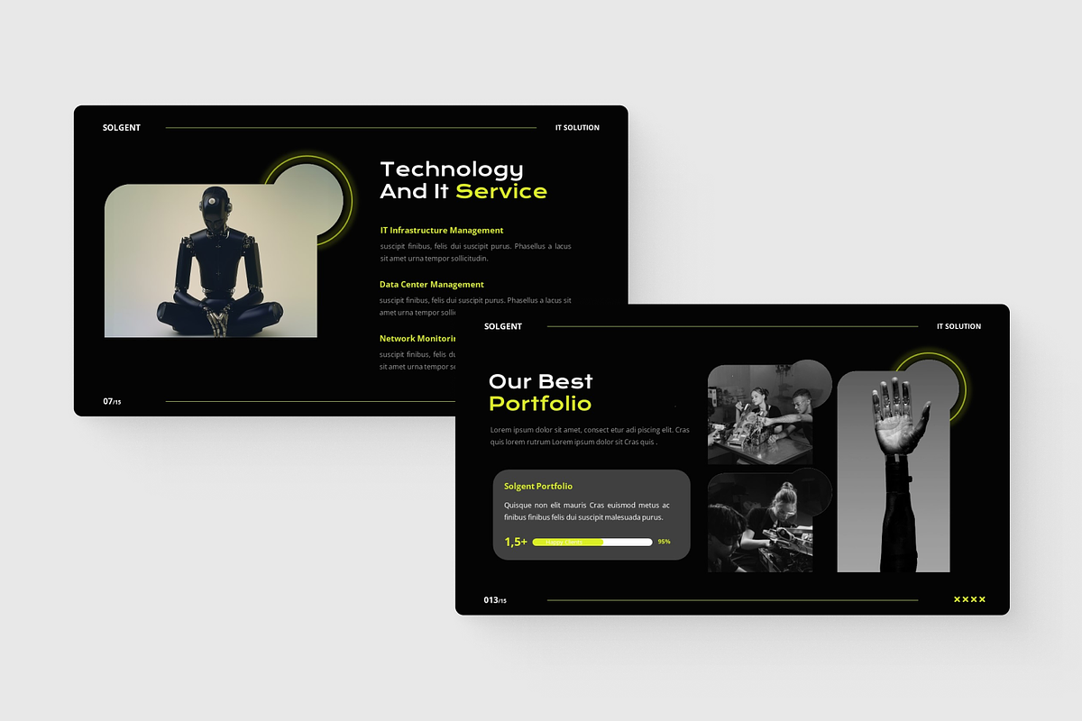 IT Solution Presentation Keynote, a Presentation Template by SquidPixey (Photo 2 of 6)