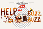 Sarcastic Coffee Sublimation PNGs, an Illustration by Artnoy (Thumbnail 3 of 8)