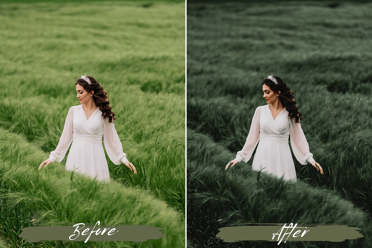 10 Soft Green Lightroom Presets, a Preset Add-On by MEPRESETS (Photo 8 of 9)