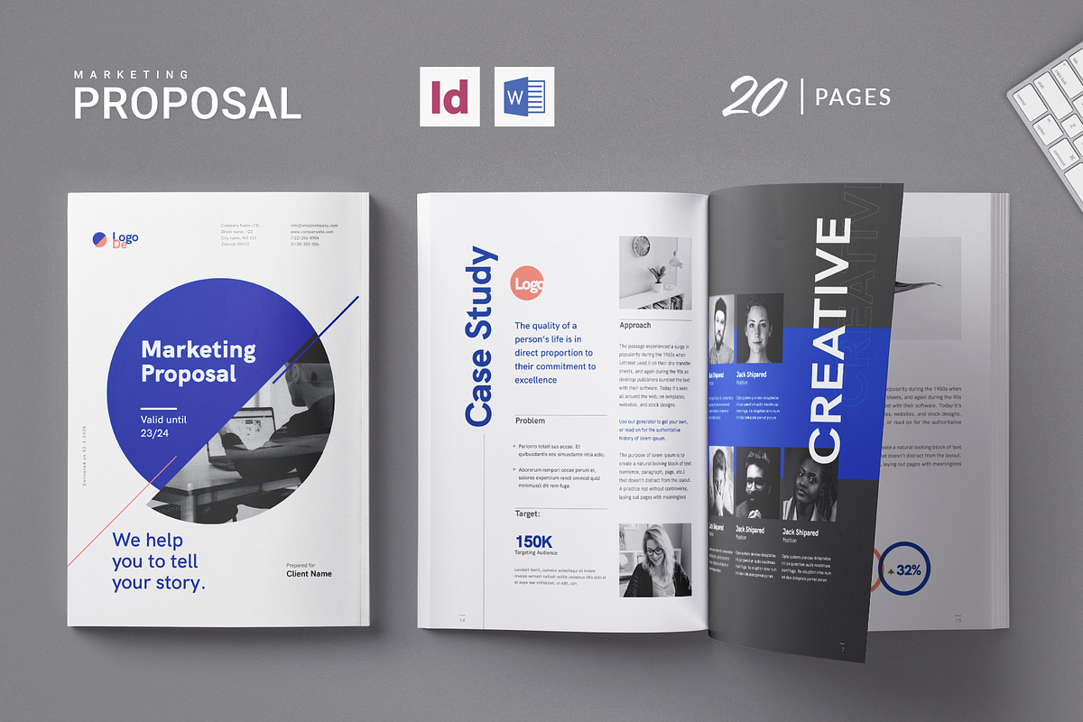 Marketing Proposal | InDesign, Word, a Brochure Template by BrochuresFactory (Photo 2 of 12)