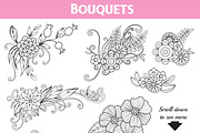 Floral Doodles Collection, a Decorative Illustration by Elinorka (Thumbnail 3 of 9)